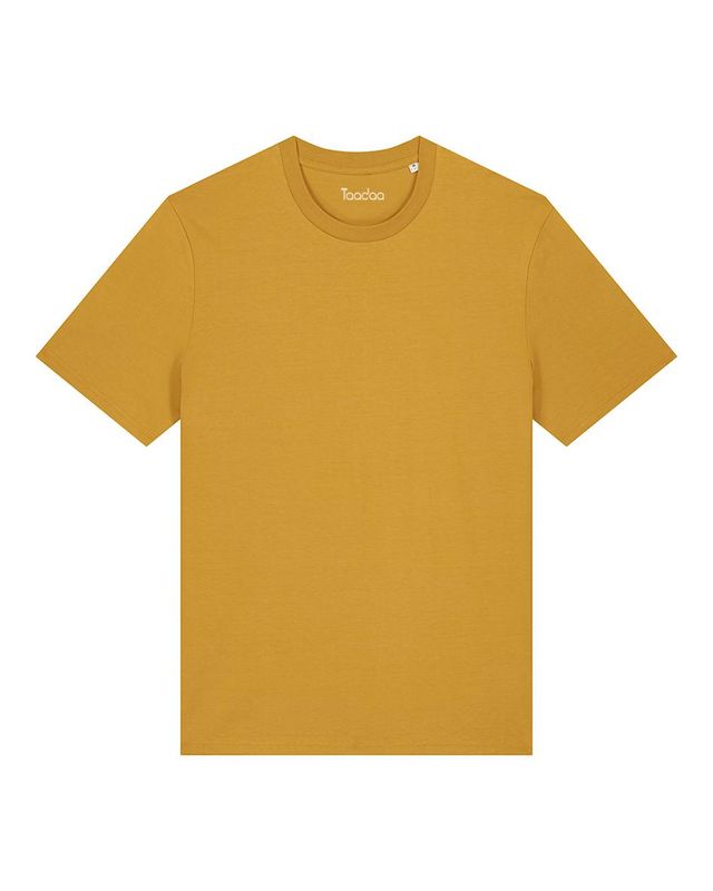 Zelf samenstellen | Bio T-Shirt Oker Geel UNISEX