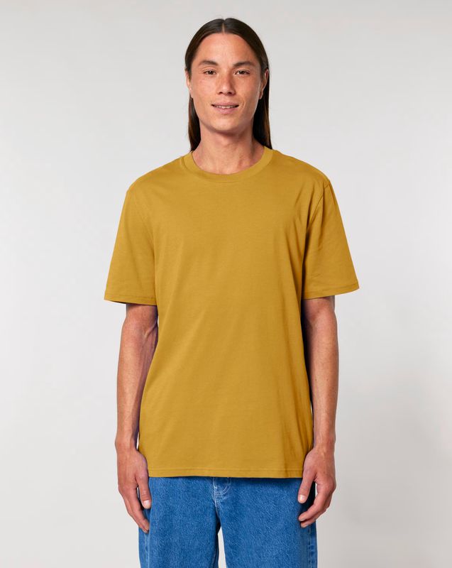 Zelf samenstellen | Bio T-Shirt Oker Geel UNISEX