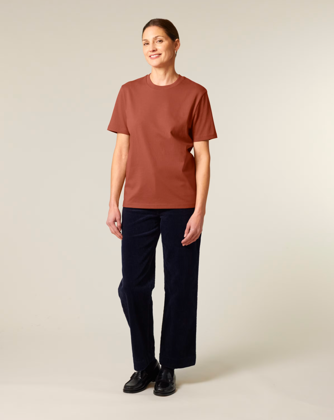 -10% Zelf samenstellen | Bio T-Shirt Terra Oranje UNISEX