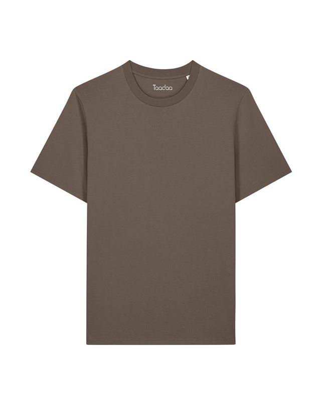 -10% Zelf samenstellen | Bio T-Shirt Mokka Bruin UNISEX
