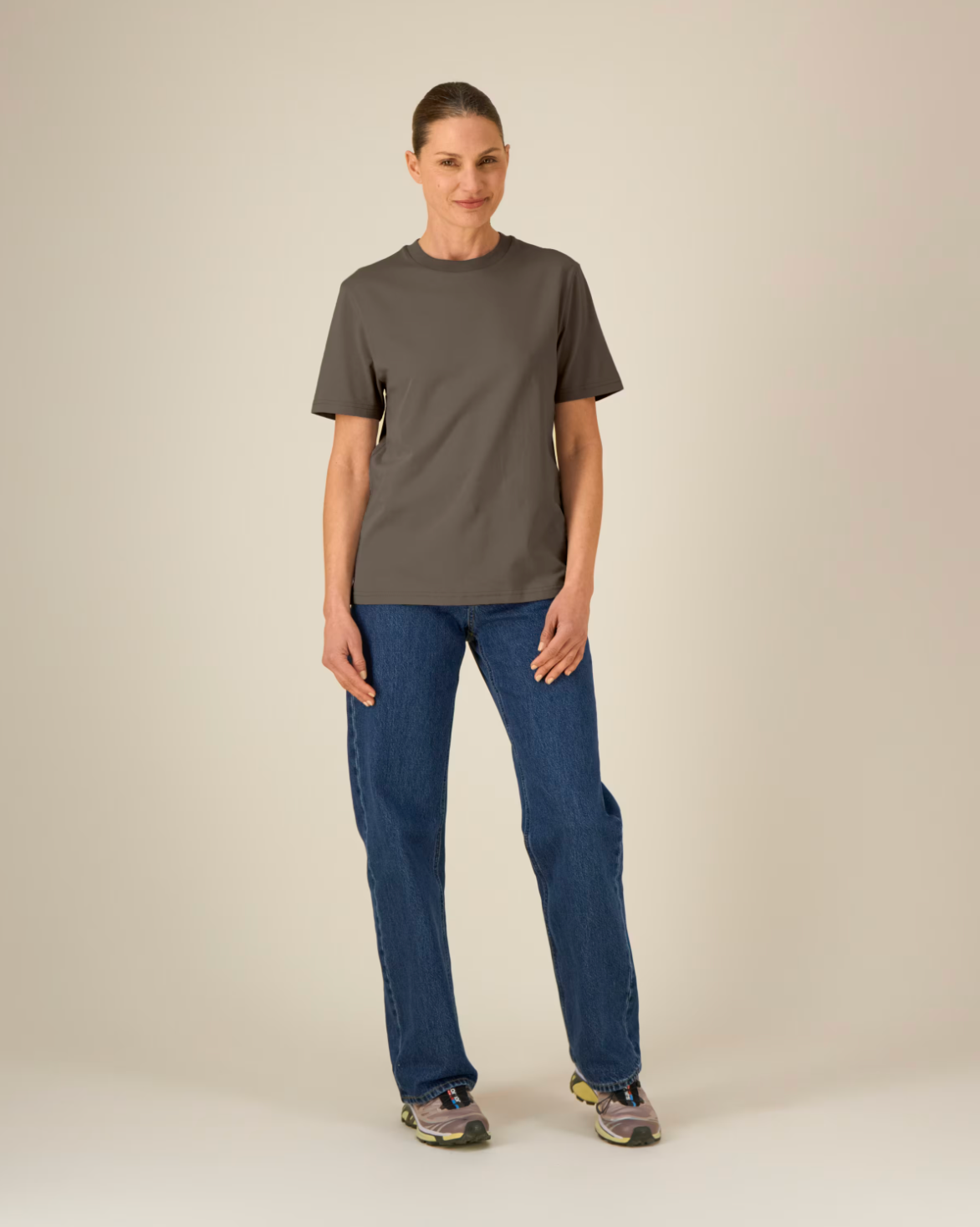 -10% Zelf samenstellen | Bio T-Shirt Mokka Bruin UNISEX