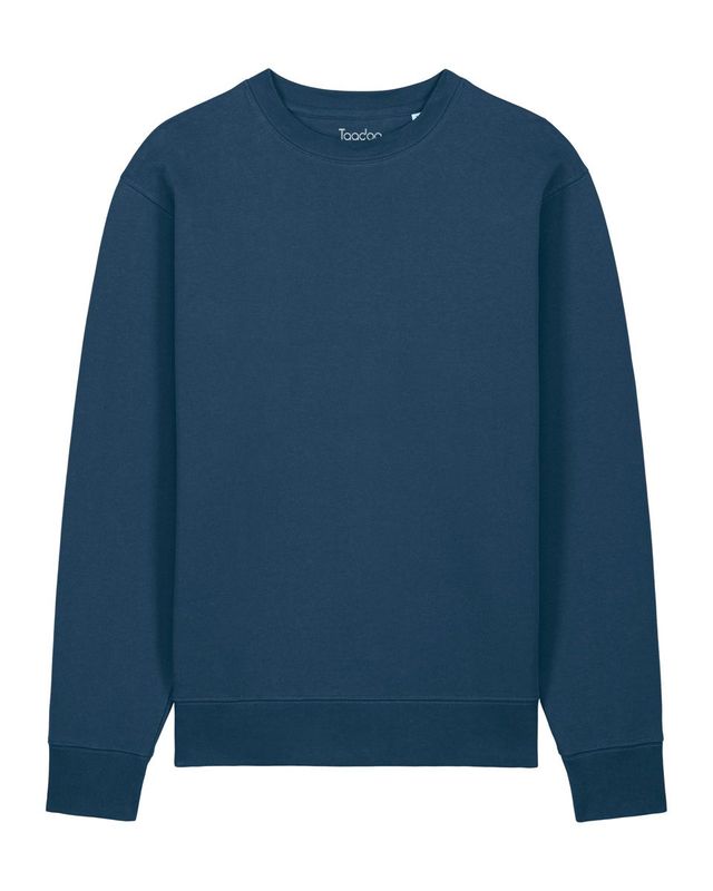 Zelf samenstellen | Bio Trui Petrol Blauw UNISEX - Maat XS, 3XL