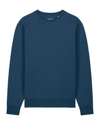 Zelf samenstellen | Bio Trui Petrol Blauw UNISEX - Maat XS, 3XL