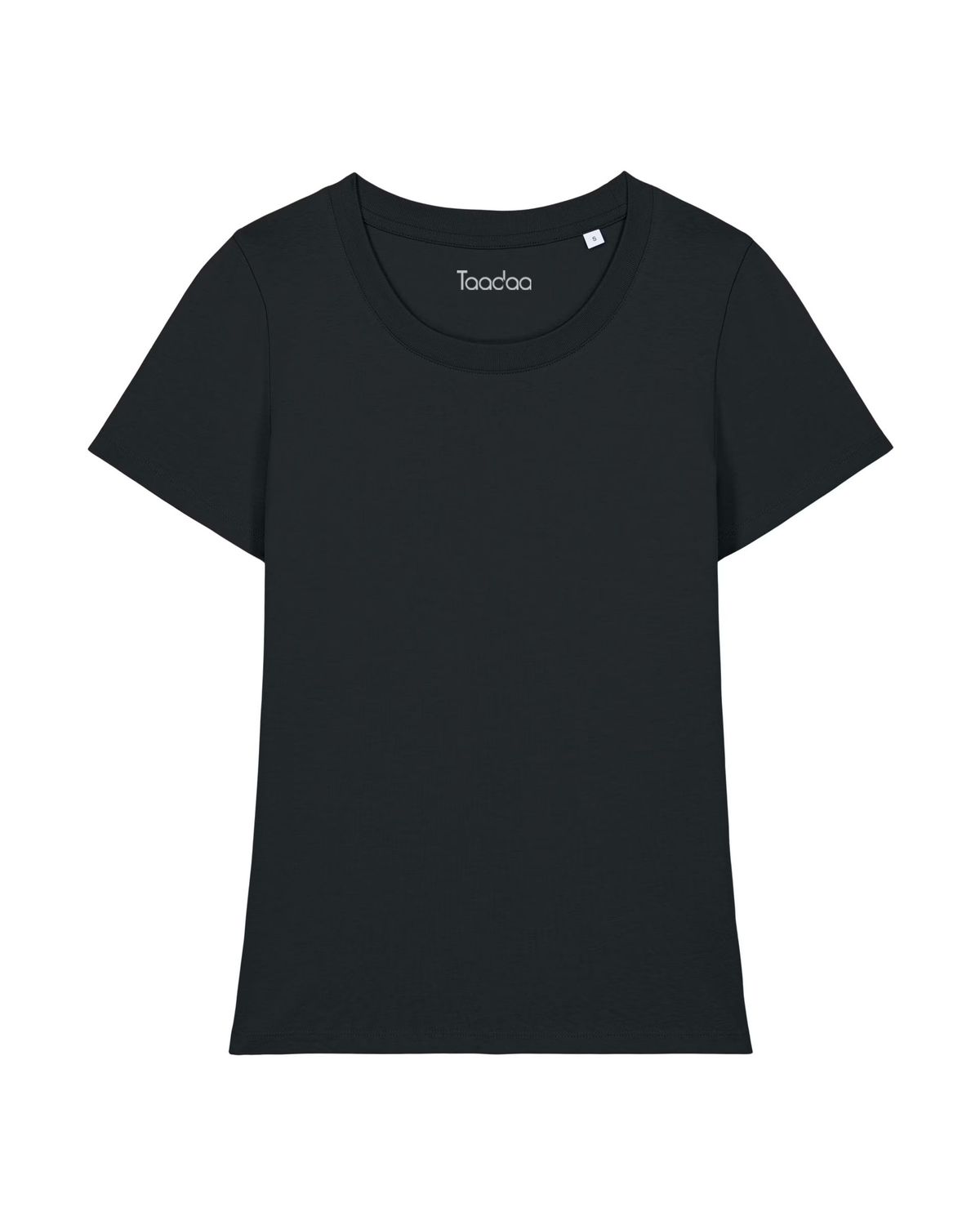 NIEUW MODEL Zelf samenstellen | Bio T-shirt Diep Zwart DAMES