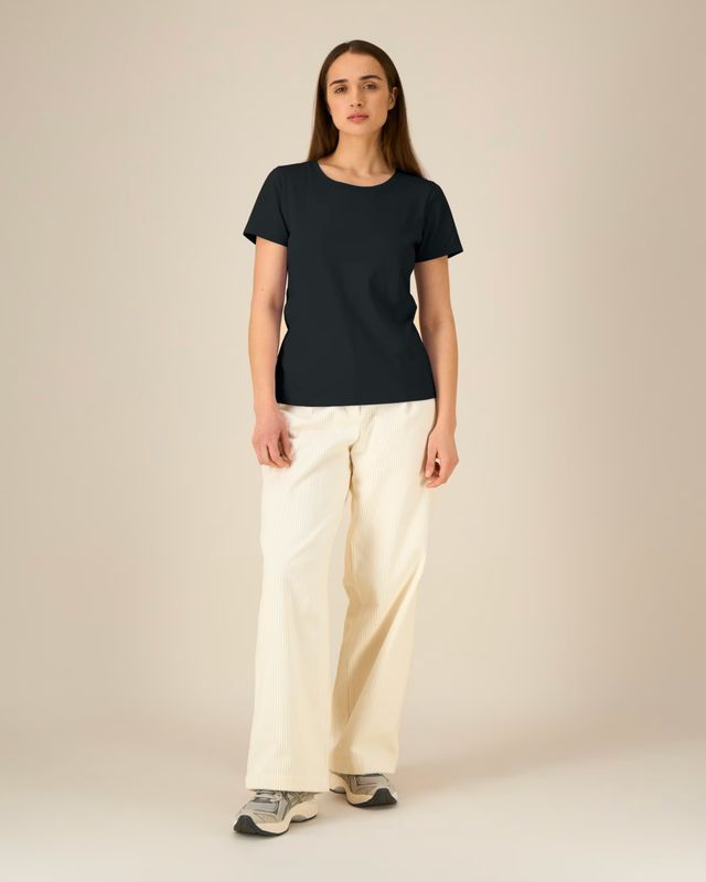 Zelf samenstellen | Bio T-shirt Diep Zwart DAMES