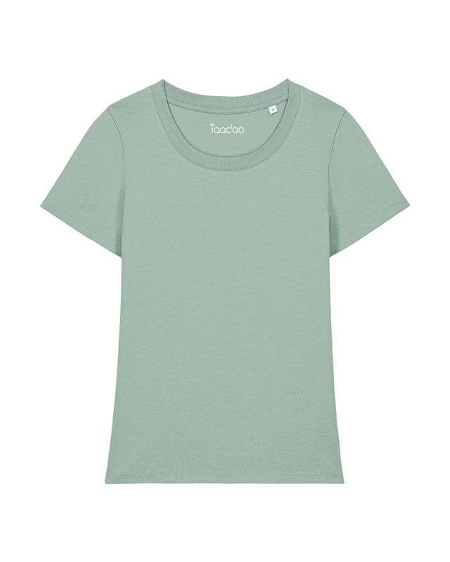 NIEUW MODEL Zelf samenstellen | Bio T-shirt Aloe Groen DAMES