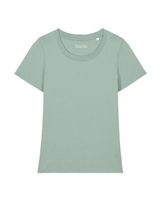 NIEUW MODEL Zelf samenstellen | Bio T-shirt Aloe Groen DAMES