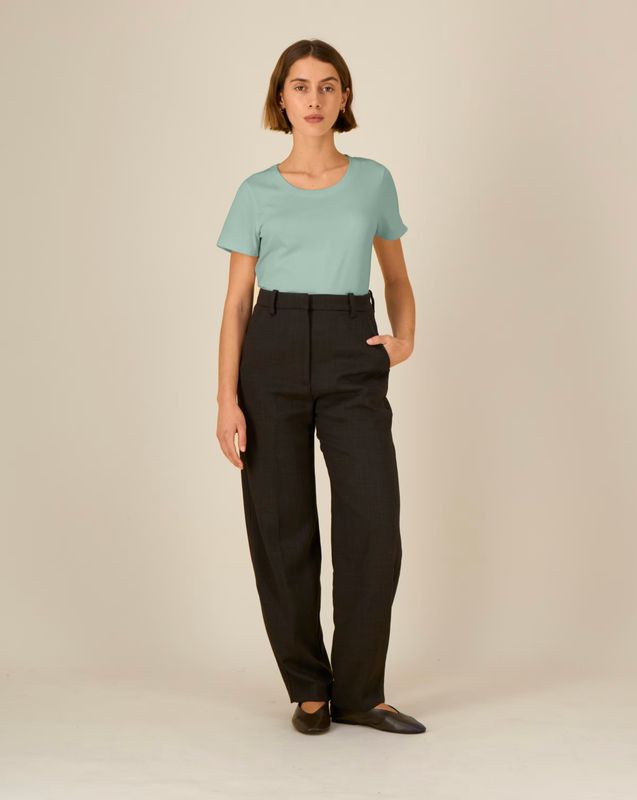 Zelf samenstellen | Bio T-shirt Aloe Groen DAMES