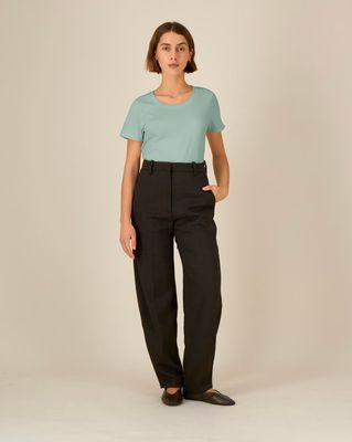 Zelf samenstellen | Bio T-shirt Aloe Groen DAMES