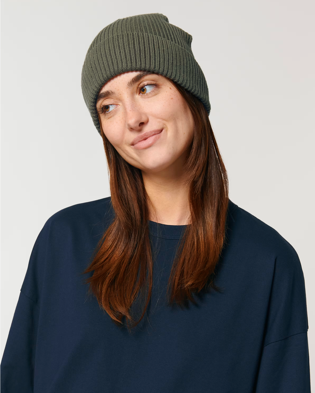 NIEUW! Zelf samenstellen | Muts Khaki Groen UNISEX