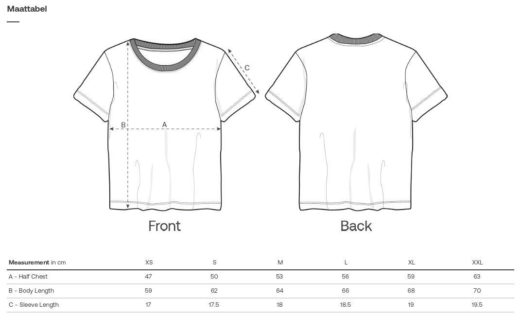 SAMPLE SALE | T-shirt Dames - Golf | MAAT XXL