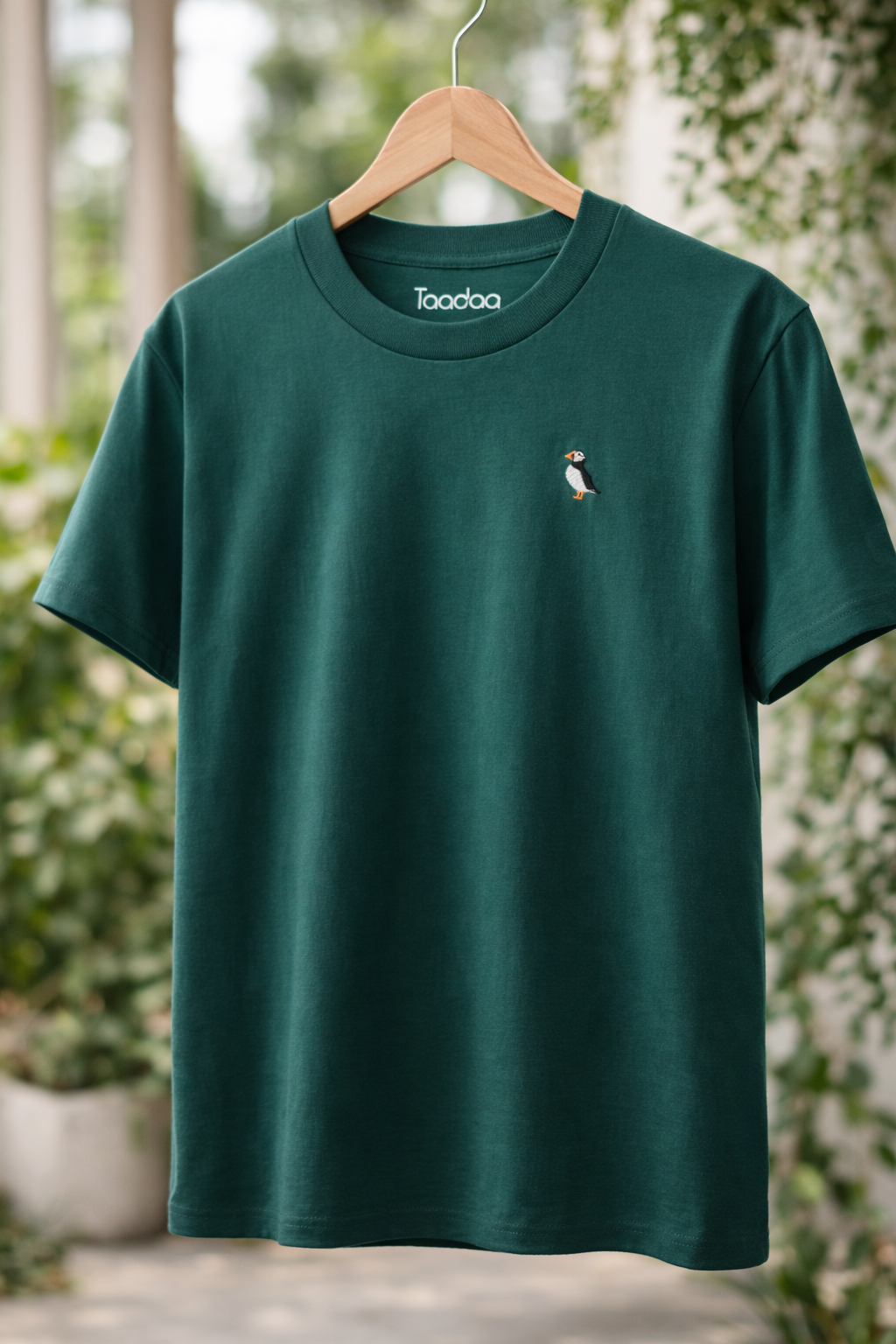 T-shirt met vogel papegaaiduiker