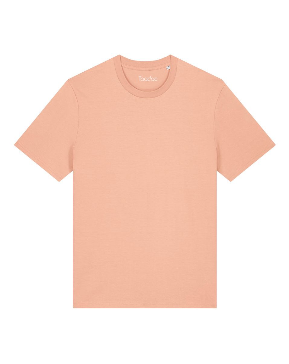 NIEUW! Zelf samenstellen | Bio T-Shirt Perzik Roze UNISEX