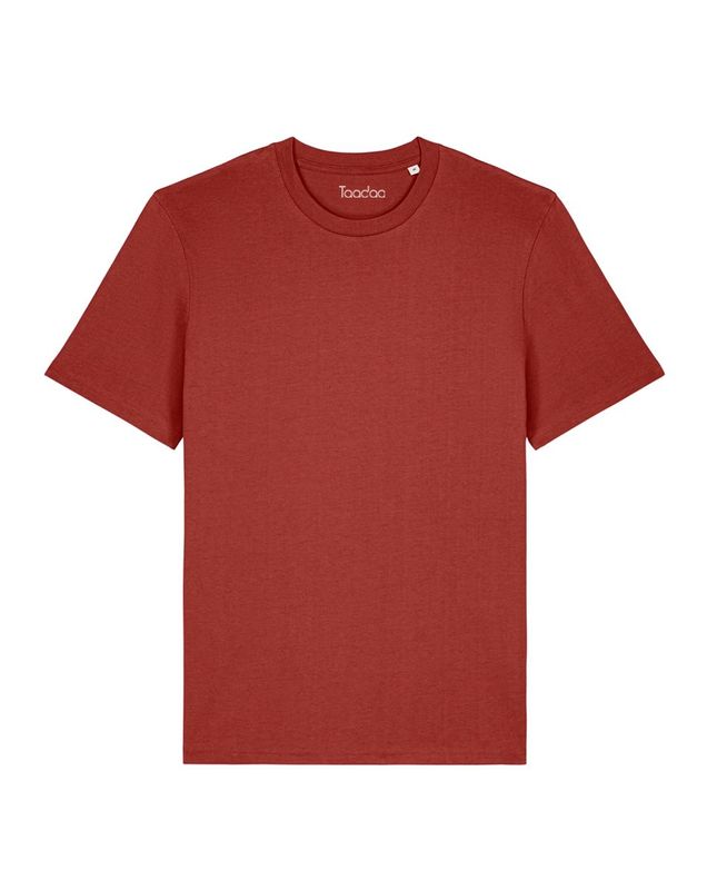 NIEUW! Zelf samenstellen | Bio T-Shirt Roest Oranje UNISEX