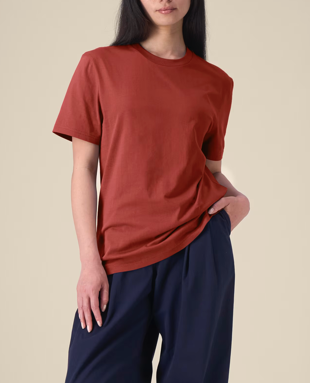 NIEUW! Zelf samenstellen | Bio T-Shirt Roest Oranje UNISEX