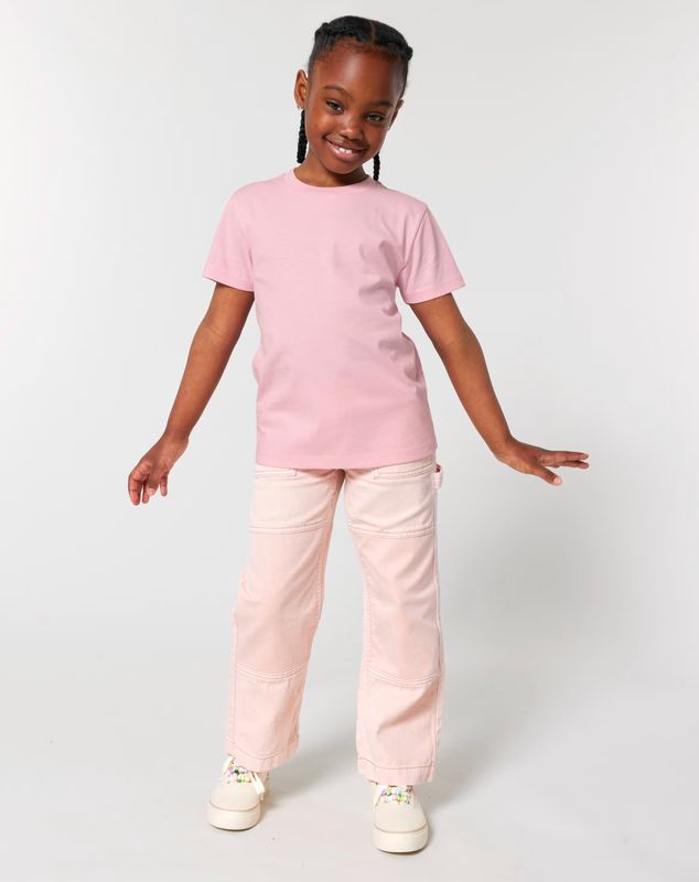 NIEUW! Zelf Samenstellen | Bio T-shirt Zoet Roze KIDS