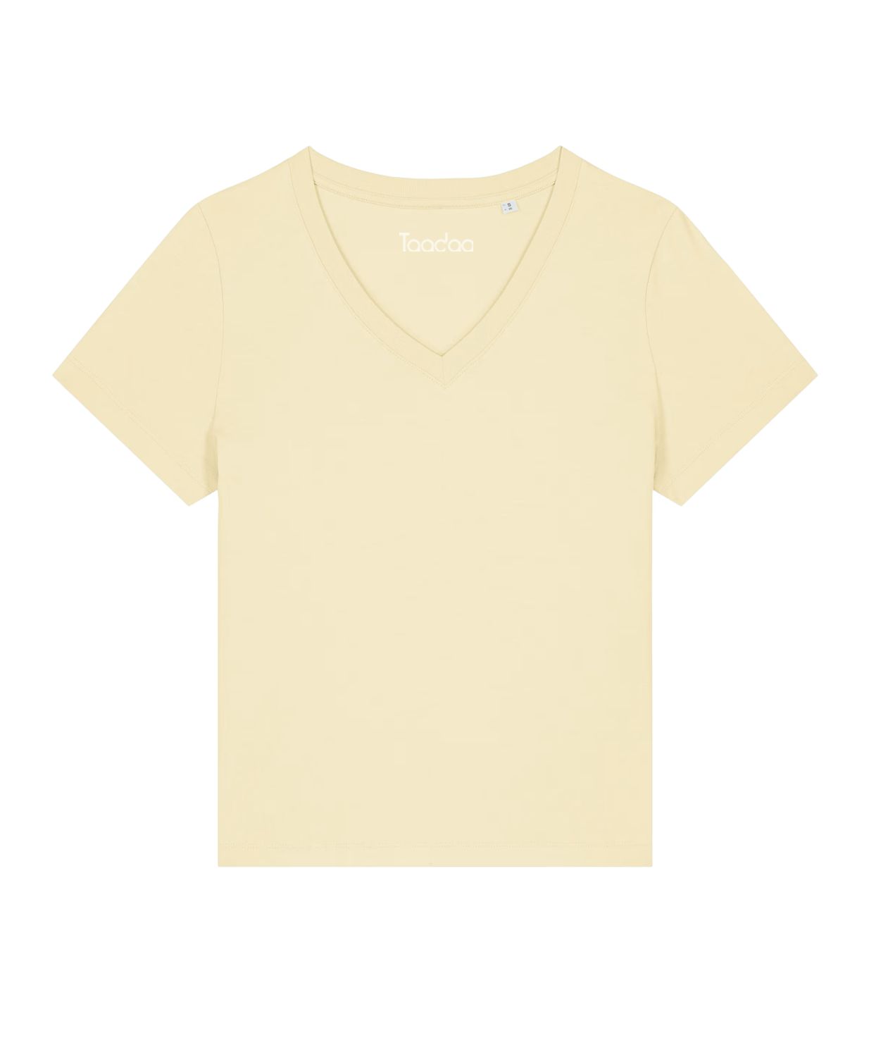 NIEUW! Zelf samenstellen | Bio T-shirt Boter Geel DAMES