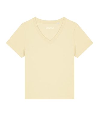 NIEUW! Zelf samenstellen | Bio T-shirt Boter Geel DAMES