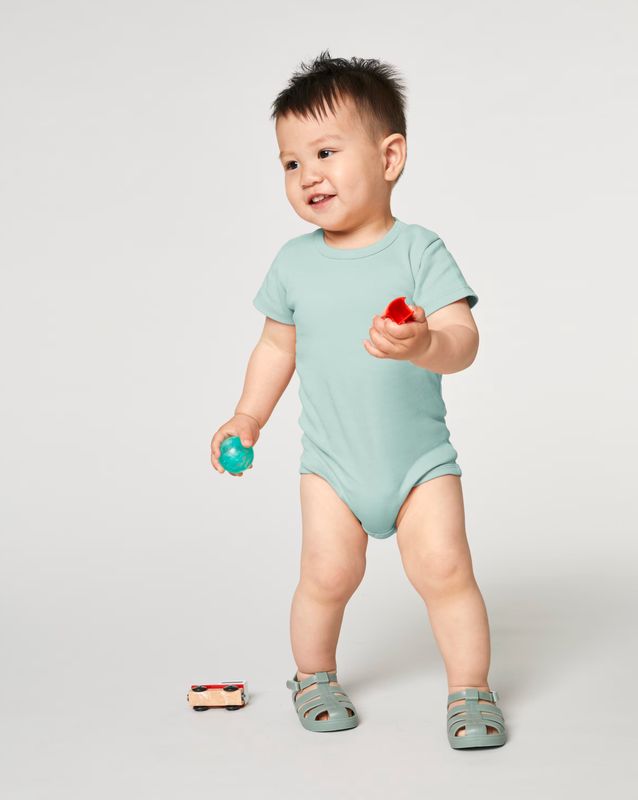 Zelf Samenstellen | Bio Rompertje Mint Groen BABY