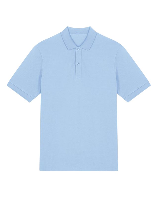 NIEUW! Zelf samenstellen | Bio Polo IJsblauw Unisex