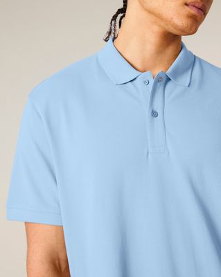 NIEUW! Zelf samenstellen | Bio Polo IJsblauw Unisex