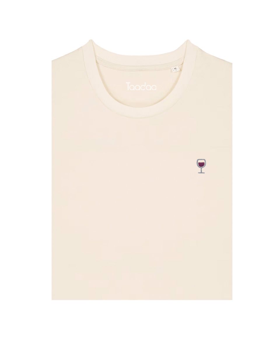 SAMPLE SALE | T-shirt Unisex - Wijnglas | MAAT S
