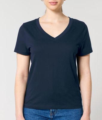 SAMPLE SALE | T-shirt V-hals Dames - Zonnebloem | MAAT XS SAMPLE SALE | T-shirt V-hals Dames - Zonnebloem | MAAT XS