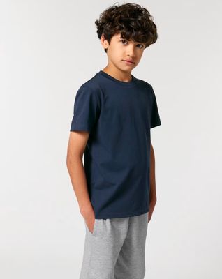 Zelf Samenstellen | Bio T-shirt Donker Blauw KIDS