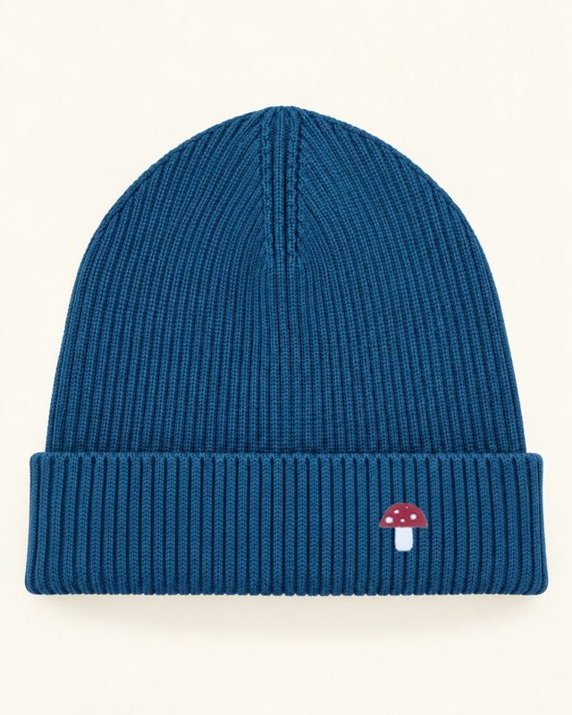 Muts met icoon - Petrol Blauw UNISEX