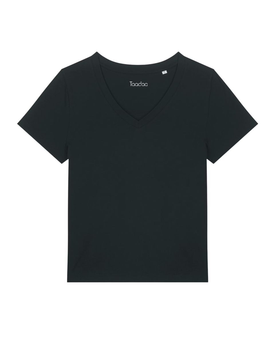 À personnaliser | T-shirt bio Noir FEMME