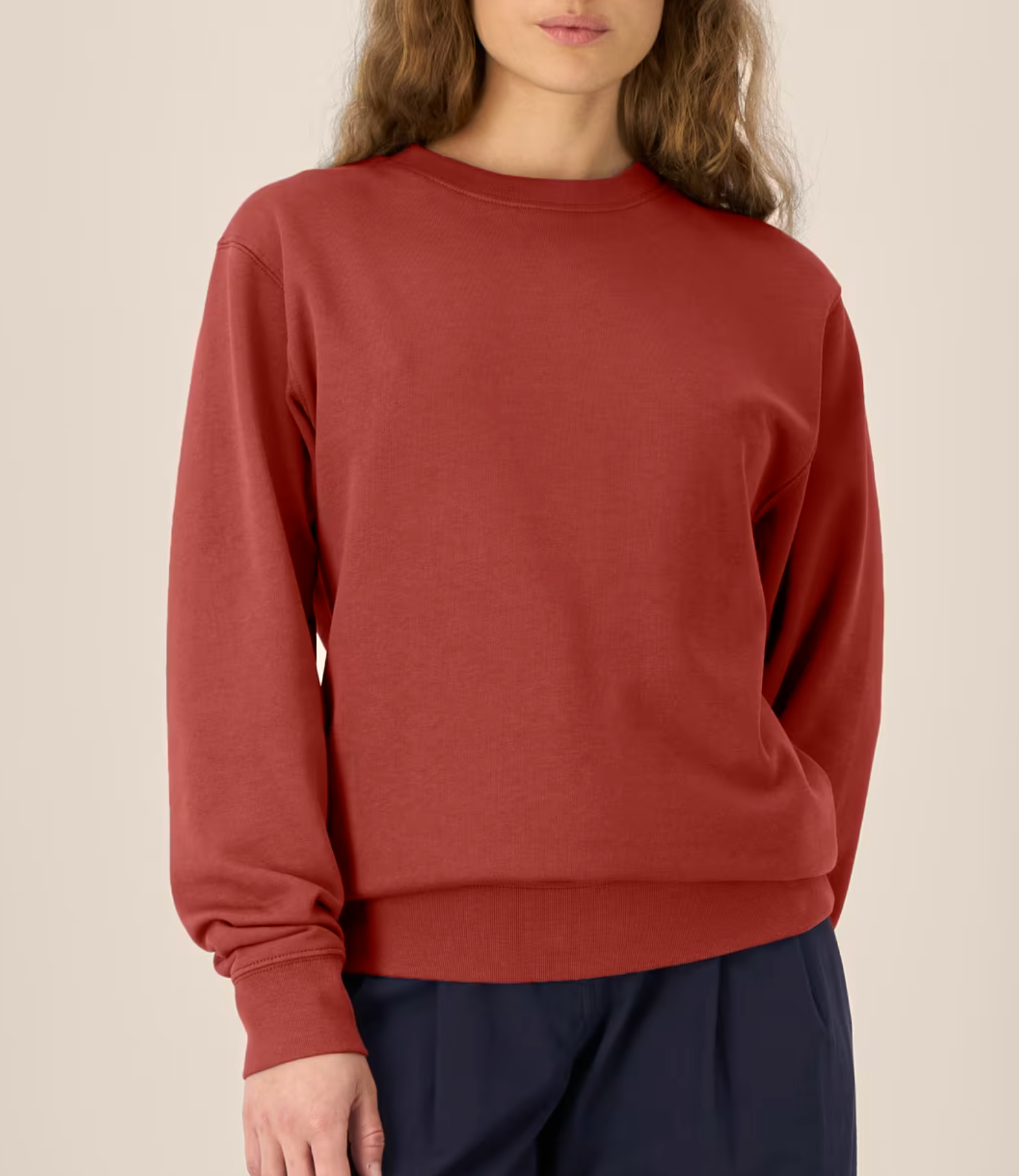 Zelf samenstellen | Bio Trui Roest Oranje UNISEX