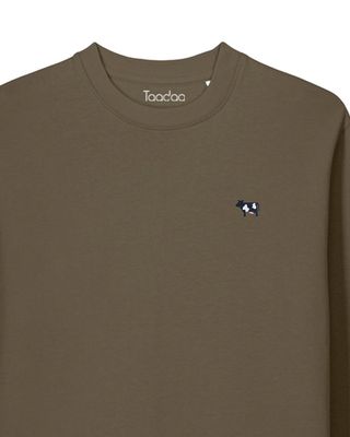 Pullover mit Kuh | Bio-Baumwolle