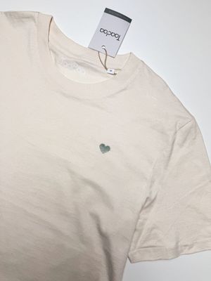 Sweat avec Cœur Vert | Coton biologique