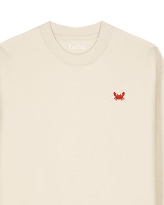 Pullover mit Krabbe | Bio-Baumwolle