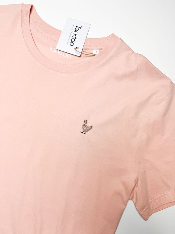 Bio-Pullover mit Huhn, bestickt von Taadaa
