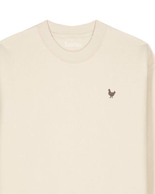 Pullover mit Huhn | Bio-Baumwolle Pullover mit Huhn | Bio-Baumwolle