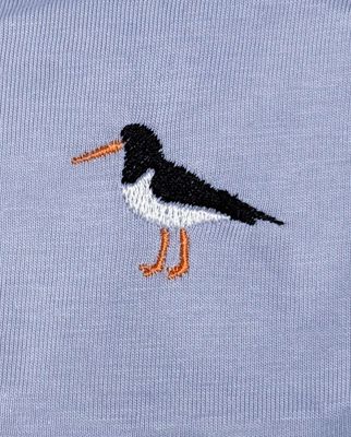 Pullover mit Austernfischer | Bio-Baumwolle
