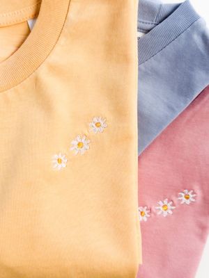 Sweat avec Pâquerettes | Coton biologique