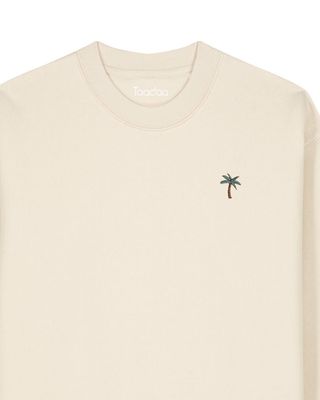 Pullover mit Palme | Bio-Baumwolle