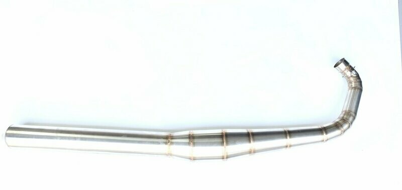 Stainless Steel Exhaust Zündapp KS 125 (Long Silencer)