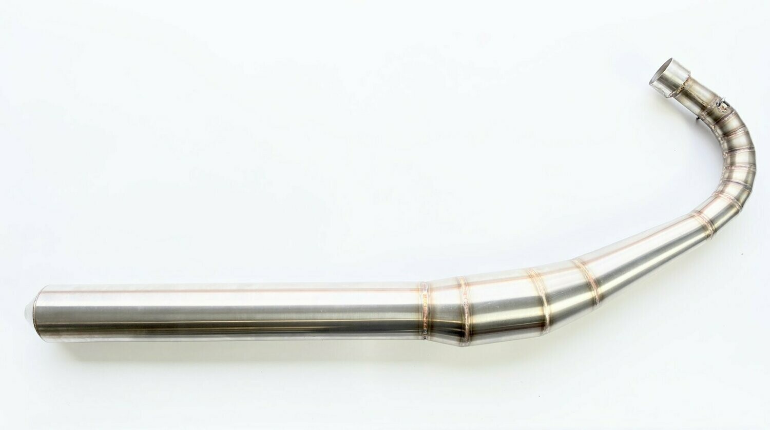 Stainless Steel Exhaust Zündapp KS 80 (Long Silencer)