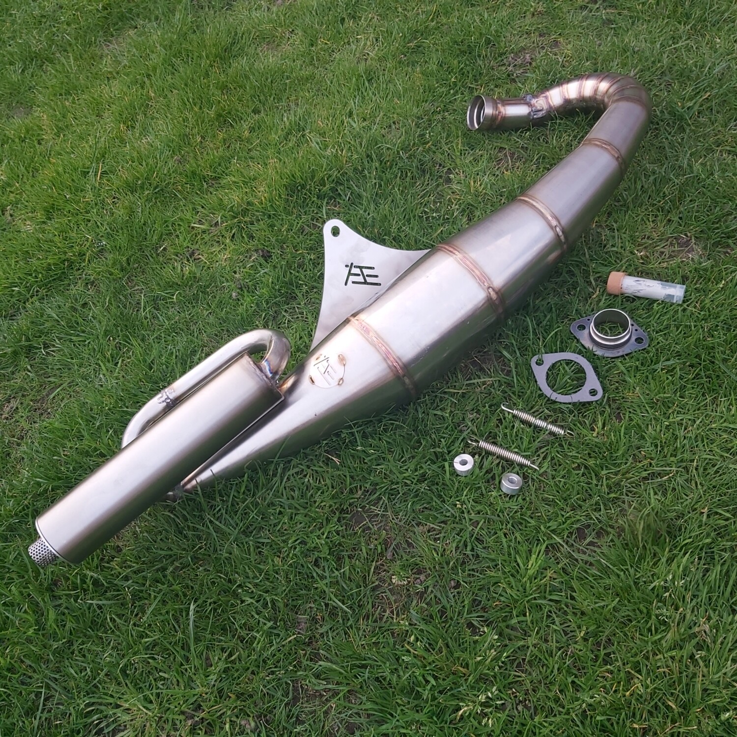 HT streetpipe 360 stainless steel silencer