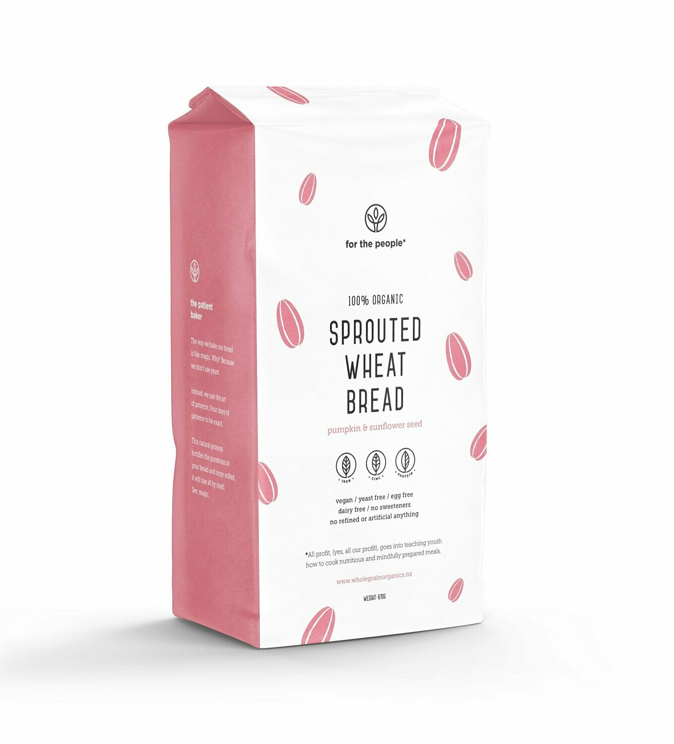 Organic NZ Sprouted Seed Wheat Bread