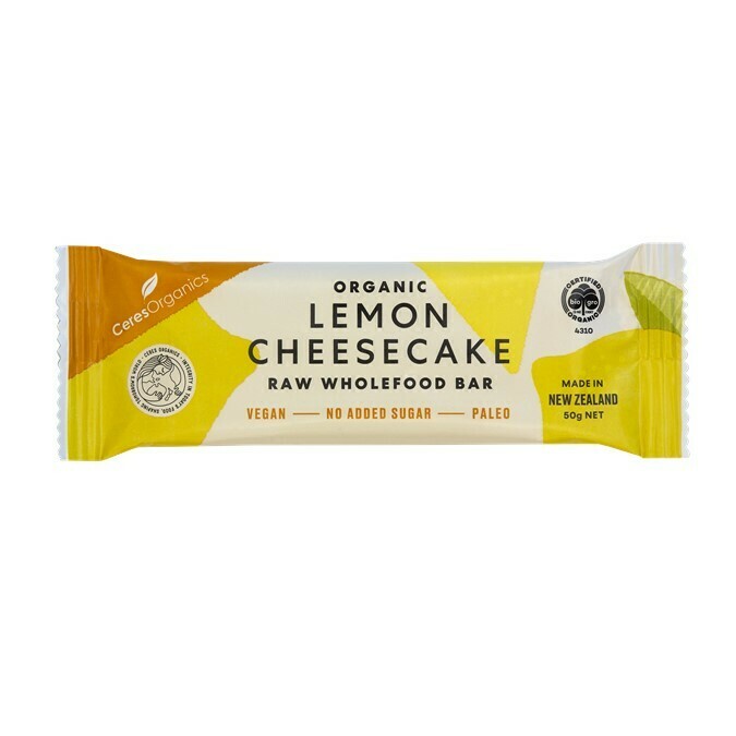 Raw Lemon Cheesecake Bar