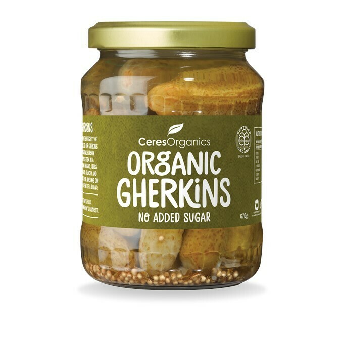 ORGANIC GHERKINS - 670G