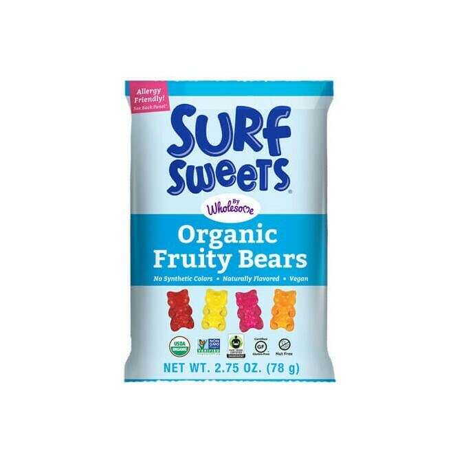 ORGANIC FRUITY BEARS - 78G