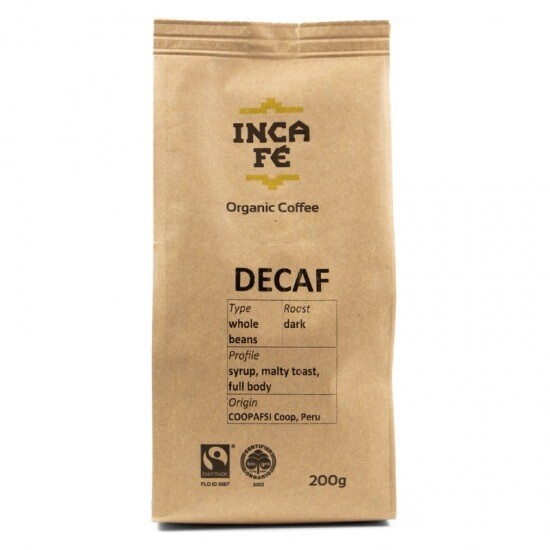 Organic incafe DECAF Coffee Filter Ground