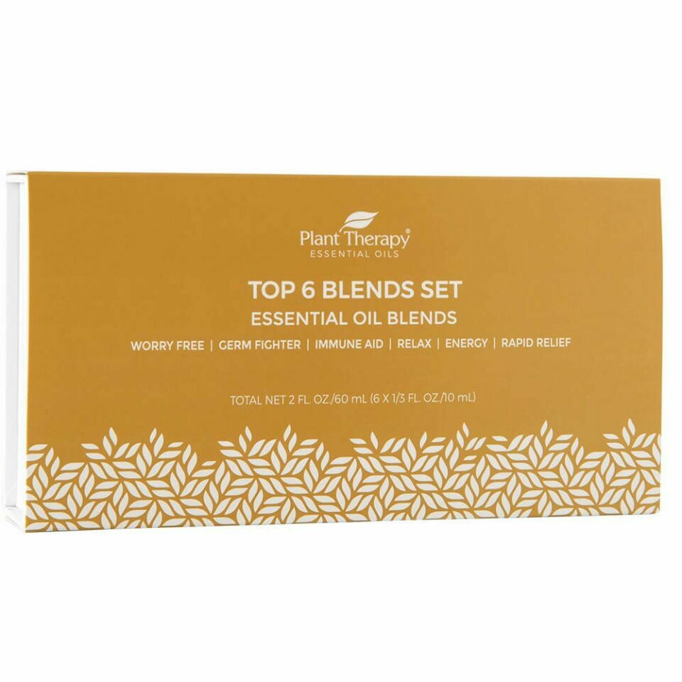Essential oil- Plant Therapy Top 6 Organic Blends Set