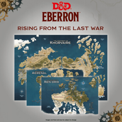 Dungeons & Dragons Landkarte Eberron