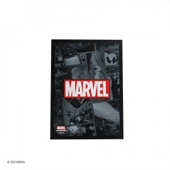 Gamegenic - Marvel Champions Art Sleeves - Schwarz (50+1 Sleeves)